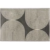 Loomaknoti Tecopa Milburm Gray/White ETR05GRW20 3 ft. 3 in. X 5 ft. 3 in. Rectangle Rug
