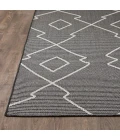 Loomaknoti Breyleigh Culton Gray/Cream EB006 3 ft. X 5 ft. Rectangle Rug