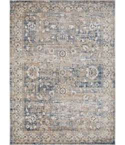 Loomaknoti Kehleigh Alveranzi Blue/Cream EK007 6 ft. 7 in. X 9 ft. 2 in. Rectangle Rug