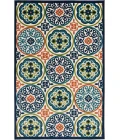 Loomaknoti Tecopa Nerleno Blue/Orange ETR01MI50 4 ft.  X 6 ft.  Rectangle Rug