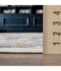 Loomaknoti Alsbrooke Amibell Blue/Cream EA002 7 ft. 10 in. X 9 ft. 10 in. Rectangle Rug