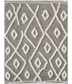 Loomaknoti Vemoa Avonako Gray/Cream EV003 5 ft. 3 in. X 7 ft. 3 in. Rectangle Rug