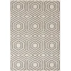 Loomaknoti Tecopa Kaharie White/Black ETR21WBK85 9 ft. 10 in. X 12 ft. 10 in. Rectangle Rug