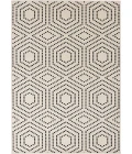 Loomaknoti Tecopa Kaharie White/Black ETR21WBK55 5 ft. X 7 ft. 3 in. Rectangle Rug