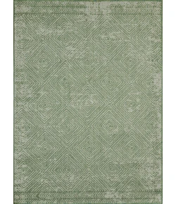 Loomaknoti Breyleigh Carzon Cream/Green EB003 2 ft. X 6 ft. 7 in. Rectangle Rug
