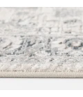 Central Oriental Erin & Ben _ Rooted Champagne/Sky Blue  Floral 7ft.10 x 9ft.10in. Rect. Rug