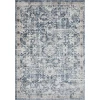 Loomaknoti Kehleigh Azbailie Blue/Cream EK015 5 ft. 3 in. X 7 ft. 3 in. Rectangle Rug