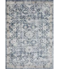 Loomaknoti Kehleigh Azbailie Blue/Cream EK015 5 ft. 3 in. X 7 ft. 3 in. Rectangle Rug