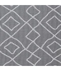 Loomaknoti Breyleigh Calvyn Gray/Cream EB004 3 ft. X 5 ft. Rectangle Rug