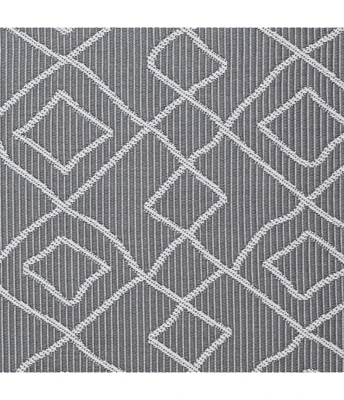 Loomaknoti Breyleigh Calvyn Gray/Cream EB004 3 ft. X 5 ft. Rectangle Rug