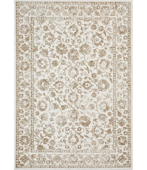 Loomaknoti Aysal Alazah Cream/Beige EAY001 3 ft. 3 in. X 5 ft. 3 in. Rectangle Rug