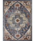 Loomaknoti Alsbrooke Zailorn Blue/Cream EA006 9 ft. 10 in. X 12 ft. 10 in. Rectangle Rug