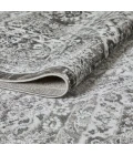 Loomaknoti Rhane Alvezi Gray/Cream ER017 5 ft. 3” X 7 ft. 3” Rectangle Rug