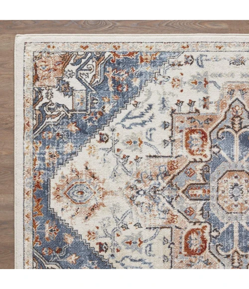 Loomaknoti Alsbrooke Obinda Cream/Beige EA009 9 ft. 10 in. X 12 ft. 10 in. Rectangle Rug