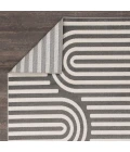 Loomaknoti Tecopa Sedvick Gray/White ETR06GRW12 2 ft.  X 6 ft. 7” Rectangle Rug