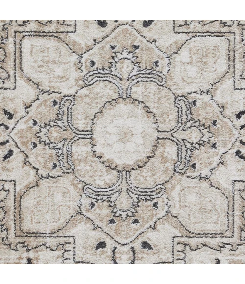 Loomaknoti Kehleigh Avalie Cream/Beige EK017 5 ft. 3 in. X 7 ft. 3 in. Rectangle Rug