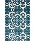 Loomaknoti Tecopa Vensley Blue/White ETR14BWH85 9 ft. 10 in. X 12 ft. 10 in. Rectangle Rug