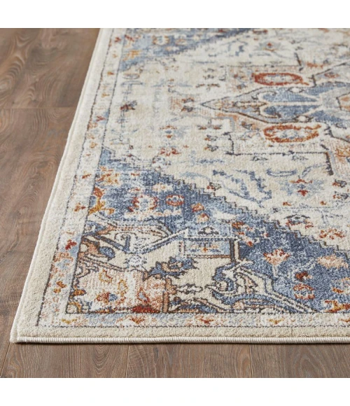 Loomaknoti Alsbrooke Obinda Cream/Beige EA009 9 ft. 10 in. X 12 ft. 10 in. Rectangle Rug