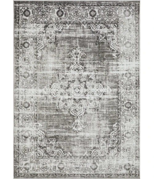 Loomaknoti Rhane Allinzie Cream/Gray ER021 4 ft.  X 6 ft.  Rectangle Rug