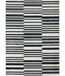 Loomaknoti Tecopa Varonika White/Blue ETR18WBL85 9 ft. 10 in. X 12 ft. 10 in. Rectangle Rug