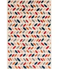 Loomaknoti Tecopa Trenity Pink/White ETR13PKW85 9 ft. 10 in. X 12 ft. 10 in. Rectangle Rug