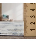 Loomaknoti Kehleigh Auborn Blue/Cream EK011 2 ft. X 3 ft. Rectangle Rug