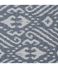 Loomaknoti Breyleigh Calitrah Blue/Cream EB005 3 ft. X 5 ft. Rectangle Rug