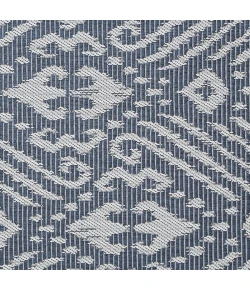 Loomaknoti Breyleigh Calitrah Blue/Cream EB005 9 ft. 10 in. X 12 ft. 10 in. Rectangle Rug