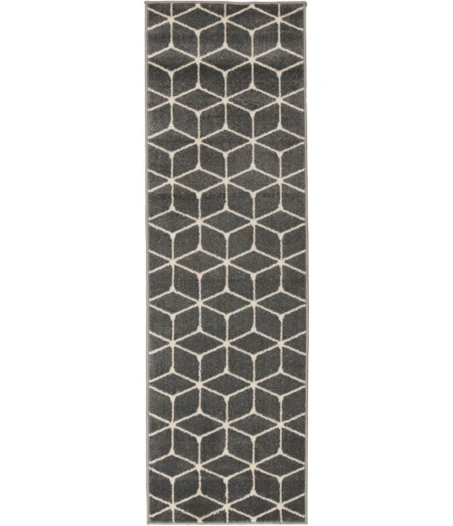 Loomaknoti Tecopa Shamid Gray/White ETR09GRW12 2 ft.  X 6 ft. 7” Rectangle Rug