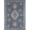 Loomaknoti Alsbrooke Temarnie Blue/Cream EA007 5 ft. 3 in. X 7 ft. 3 in. Rectangle Rug