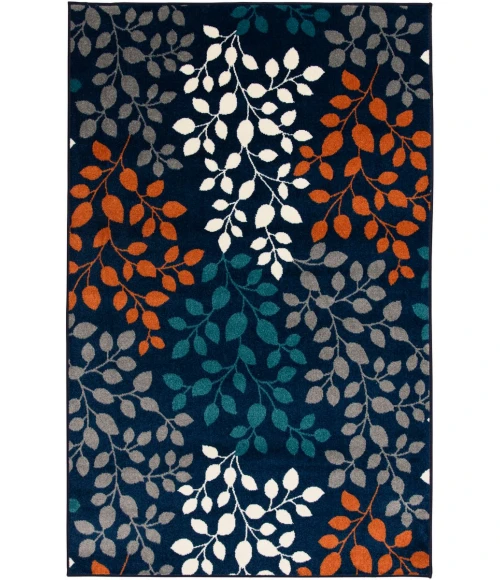 Loomaknoti Tecopa Tiffeni Blue/Gray ETR08BLG08 2 ft.  X 3 ft.  Rectangle Rug