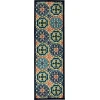 Loomaknoti Tecopa Nerleno Blue/Orange ETR01MI12 2 ft. X 6 ft. 7 in. Rectangle Rug
