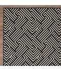 Loomaknoti Tecopa Trenten Black/White ETR12BLW20 3 ft. 3” X 5 ft. 3” Rectangle Rug