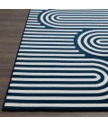 Loomaknoti Tecopa Sedvick Blue/White ETR06BWH55 5 ft. 3” X 7 ft. 3” Rectangle Rug