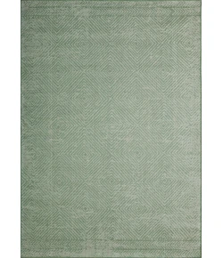 Loomaknoti Breyleigh Carzon Cream/Green EB003 6 ft. 7 in. X 9 ft. 2 in. Rectangle Rug