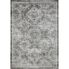 Loomaknoti Rhane Alvezi Gray/Cream ER017 5 ft. 3 in. X 7 ft. 3 in. Rectangle Rug