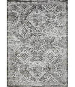 Loomaknoti Rhane Alvezi Gray/Cream ER017 5 ft. 3 in. X 7 ft. 3 in. Rectangle Rug