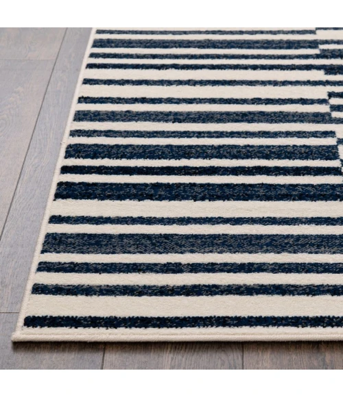 Loomaknoti Tecopa Varonika White/Blue ETR18WBL60 6 ft. 7” X 9 ft. 2” Rectangle Rug