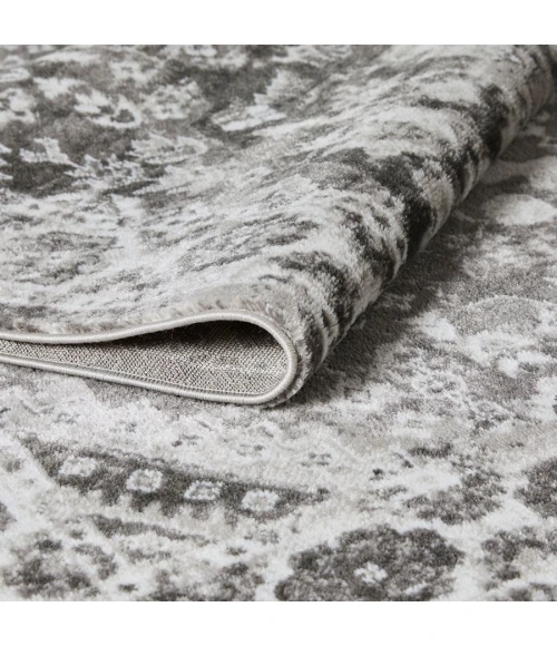 Loomaknoti Rhane Adleigh Gray/Cream ER012 2 ft.  X 3 ft.  Rectangle Rug