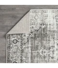 Loomaknoti Rhane Allinzie Cream/Gray ER021 4 ft.  X 6 ft.  Rectangle Rug