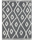 Loomaknoti Vemoa Avonako Blue/Cream EV003 2 ft.  X 6 ft. 7” Rectangle Rug