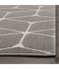 Loomaknoti Tecopa Shamid Gray/White ETR09GRW85 9 ft. 10 in. X 12 ft. 10 in. Rectangle Rug