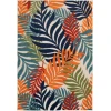 Central Oriental Fontana Hamish Cream Area Rug 6 ft. 7 in. X 9 ft. 2 in. Rectangle