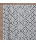 Loomaknoti Breyleigh Calvyn Cream/Gray EB004 5 ft. 3 in. X 7 ft. 3 in. Rectangle Rug