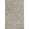 Loomaknoti Celena Asheley Cream/Blue EC006 5 ft. 3 in. X 7 ft. 3 in. Rectangle Rug