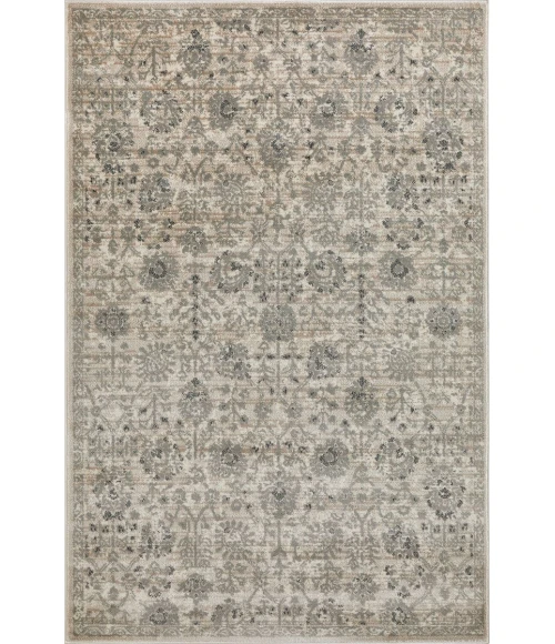 Loomaknoti Celena Asheley Cream/Blue EC006 5 ft. 3 in. X 7 ft. 3 in. Rectangle Rug