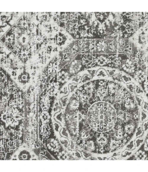 Loomaknoti Rhane Alvezi Gray/Cream ER017 5 ft. 3” X 7 ft. 3” Rectangle Rug