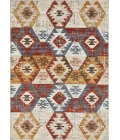 Loomaknoti Alsbrooke Bradin Cream/Orange EA003 5 ft. 3 in. X 7 ft. 3 in. Rectangle Rug