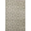 Loomaknoti Celena Alizia Cream/Blue EC002 5 ft. 3 in. X 7 ft. 3 in. Rectangle Rug
