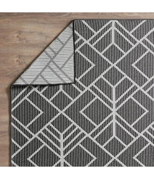 Loomaknoti Breyleigh Charske Gray/Cream EB002 3 ft. X 5 ft. Rectangle Rug